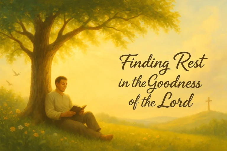 Finding Rest in the Goodness of the Lord